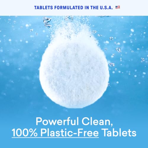 Image of BLUELAND 100% Plastic-Free Dishwasher Detergent Tablets Set, Lemon Zest