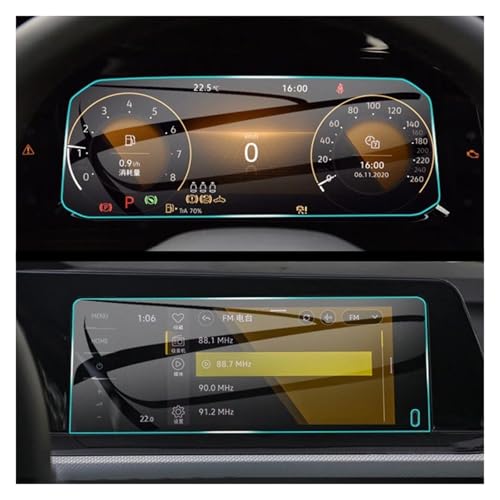 Protection écran LCD Golf 8 MK8 pour préserver l'éclat du tableau de bord