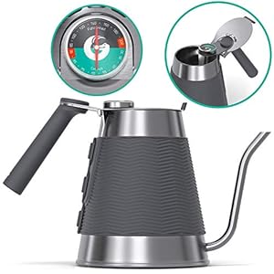 Coffee Gator True Brew Schwanenhals-Teekessel mit Thermometer