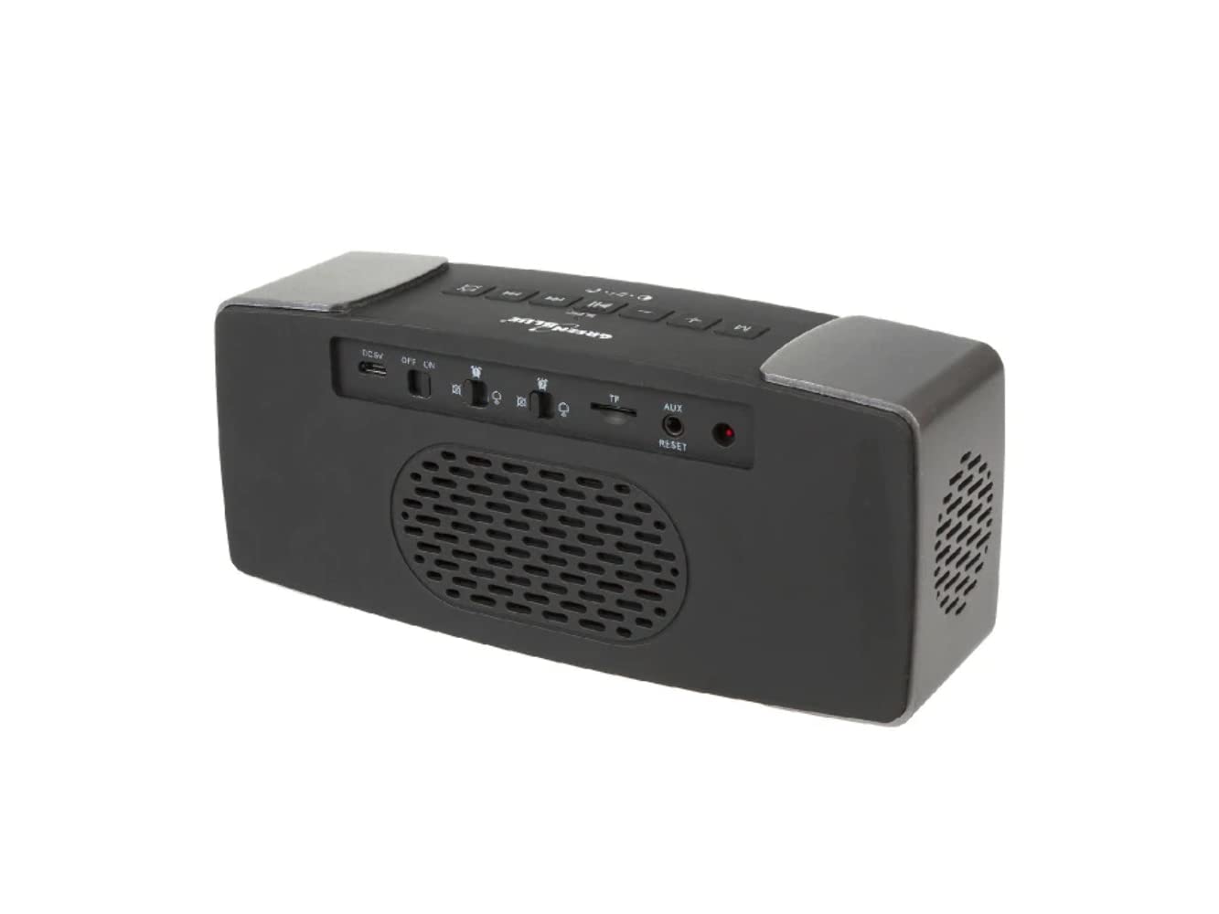 Green Blue GB200 Radio-réveil Bluetooth 4.2 FM entrée auxiliaire 6 W température réveil Horloge Batterie 2200 mAh