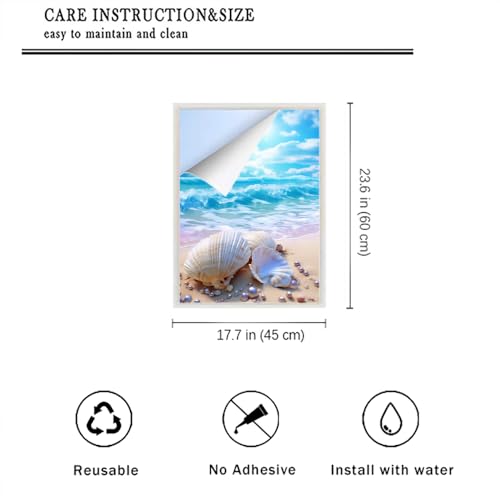 Vinilo Decorativo Frosted para Ventana 17.7x23.6 pulgadas miniatura 2