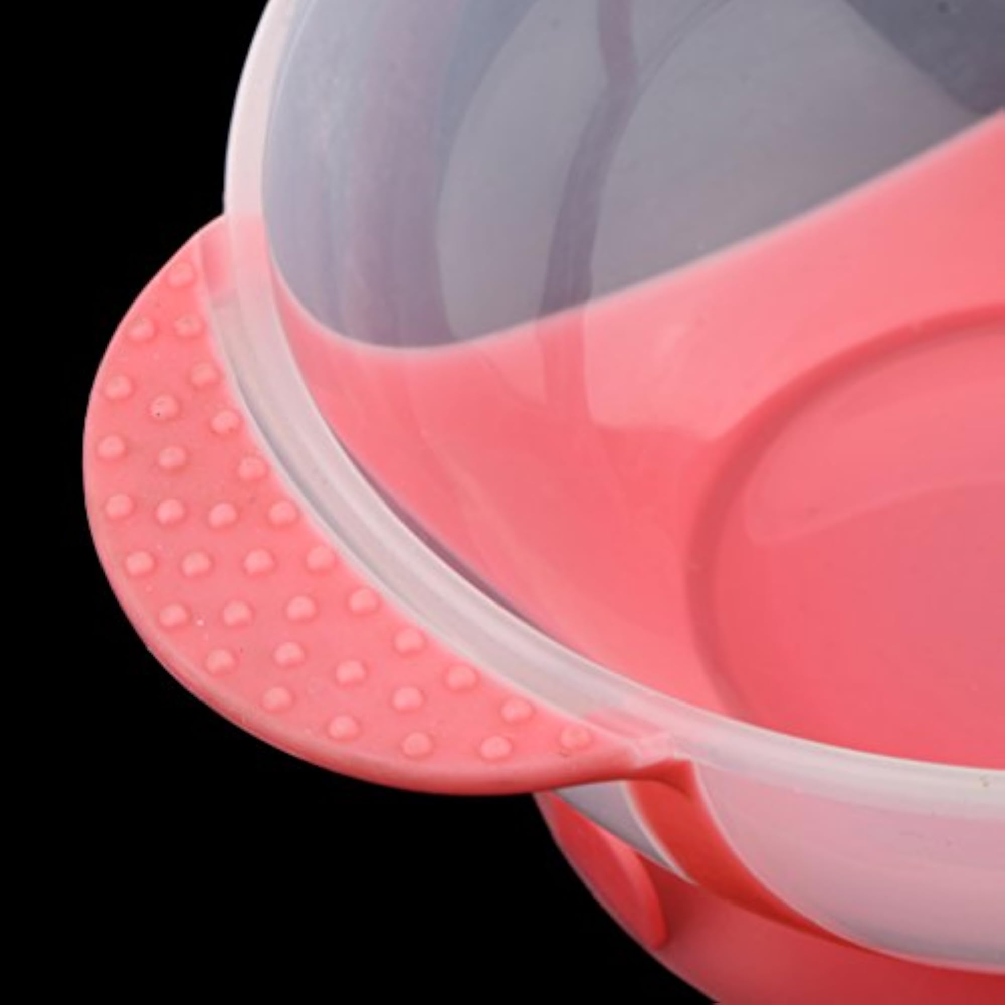 Salon Hair Dyeing Tint Mixing Bowl, Suction Base Pink Tool