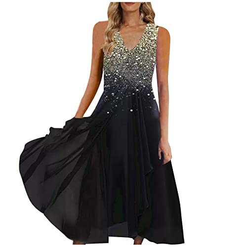 LSAltd Damen Kleid Blümchen Kleider Firmkleid Multiway Kleid...