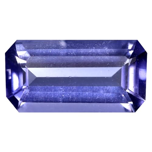 Iolite bleue véritable non chauffée 2.12 ct pierre de Ceylan certifiée