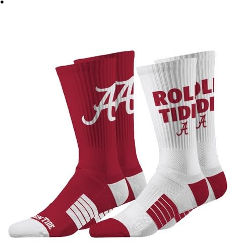Strideline Alabama Premier Knit Crew Socks - 2 Pack - Main Image