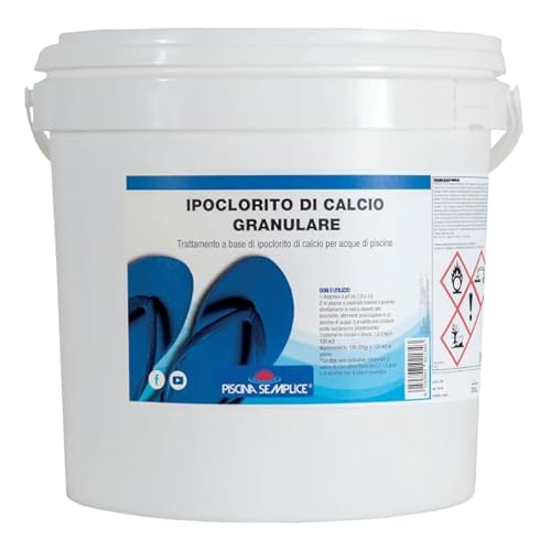 Lapi - SECCHIO 10 KG IPOCLORITO DI CALCIO GRANULARE per acqua piscinaa prodotto da azienda certificata made in Italy
