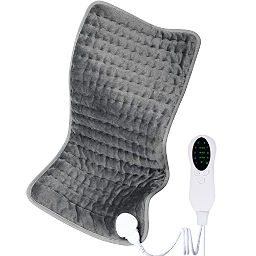 Cojines, Almohadilla Térmica Eléctrica, Compresa Caliente Electrica, Cobijas Eléctricas Suave y Cómoda para Aliviar el Dolor de Espalda y los Calambres, Con Opciones...