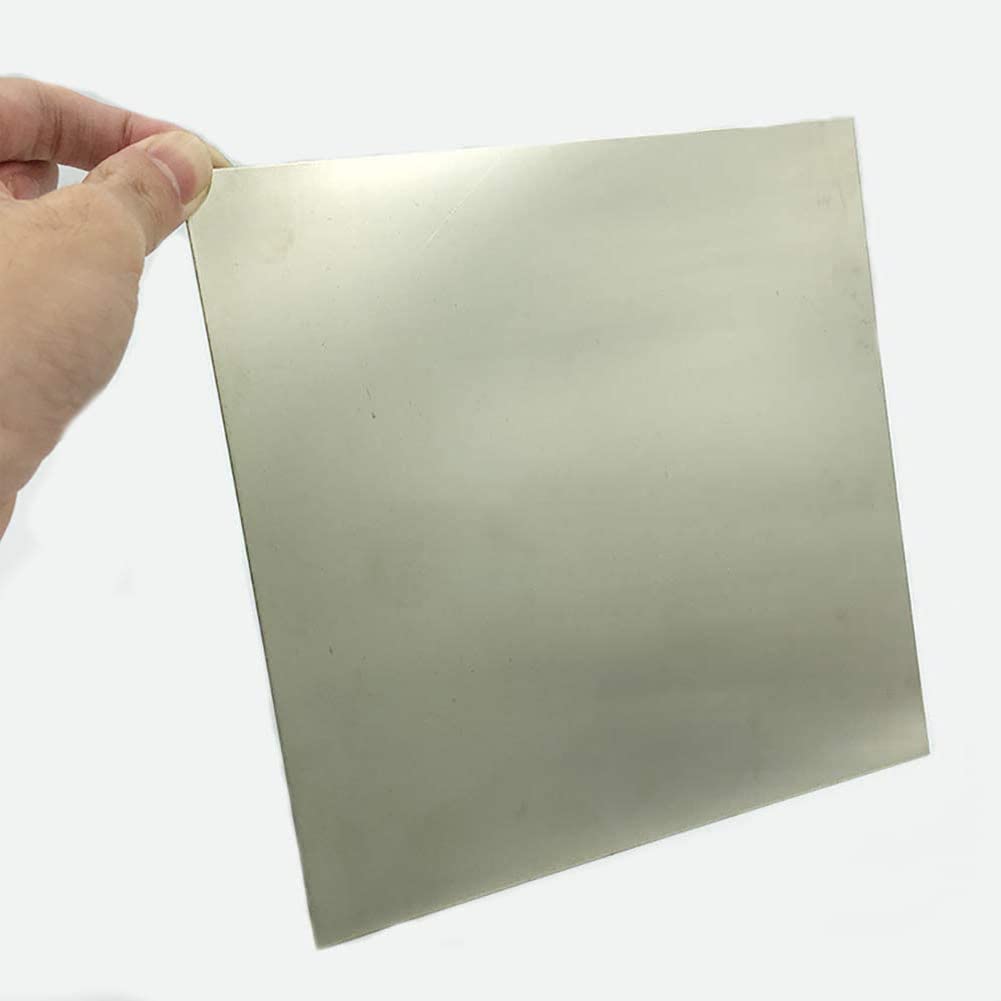 Wei?e Nickel-Kupferplatte, für handgefertigte Materialien oder industrielle Formen, elektrische Ger?te, 6 mm x 100 mm x 200 mm, 1 Stück