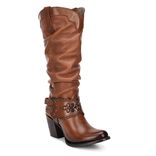 Cuadra Fashion Cowgirl Womens Boots Golden, 1Z01Rs, Size 6.5 #TOP1
