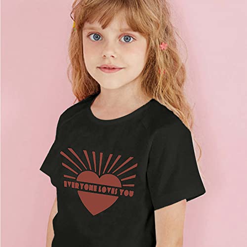 Blusa casual para meninos e meninas, manga curta, estampa de desenho animado, para crianças, para me