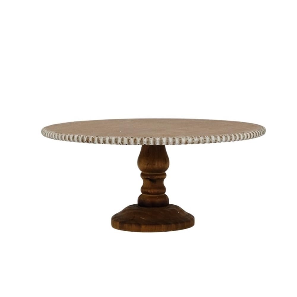 Cake stand with lid en bois pour vos brunchs chaleureux et goûters en famille
