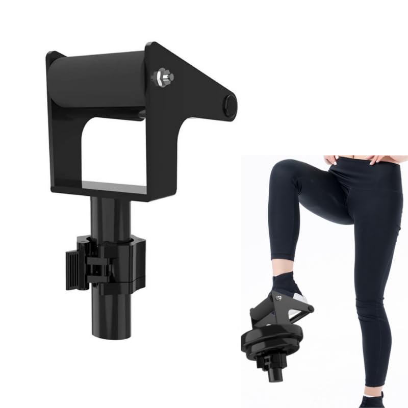 Ysislybin Tib Bar Trainer, Leg Extension Machine for Gym Outdoor Training and Vacation Leg Press Fitness Device Leg Curl Machine Leg Trainer with Barbell Clamp for 2.5 or 5 cm Weight Plates (25mm)