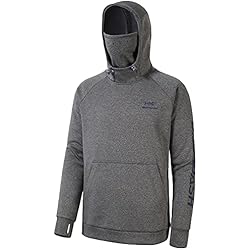 Pesca Ropa BASSDASH Sudadera con Capucha de Lana de Pesca para Hombre con Polaina para el Cuello Sudadera de Rendimiento Resistente al Agua FS18M