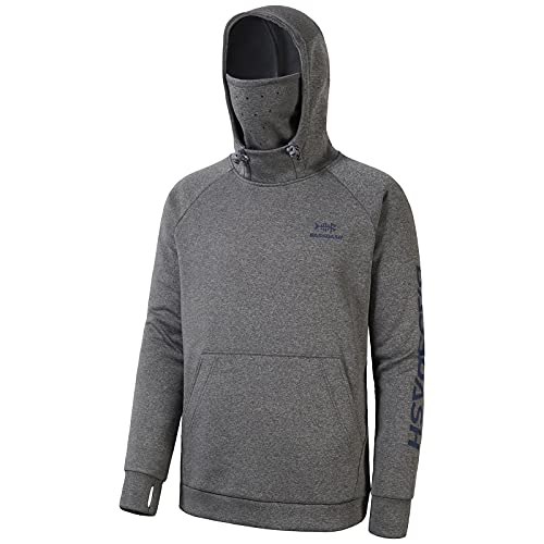 BASSDASH Pull à Capuche en Polaire pour Homme avec Snood Sweat-Shirt de Chasse et de pêche imperméable FS18M