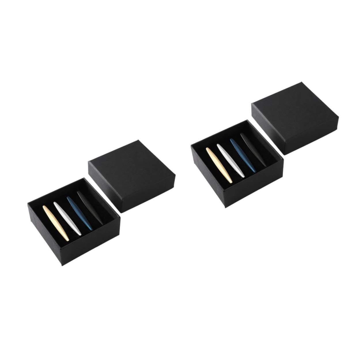 Conjunto de clips de corbata para evitar corbatas desalineadas en público 8