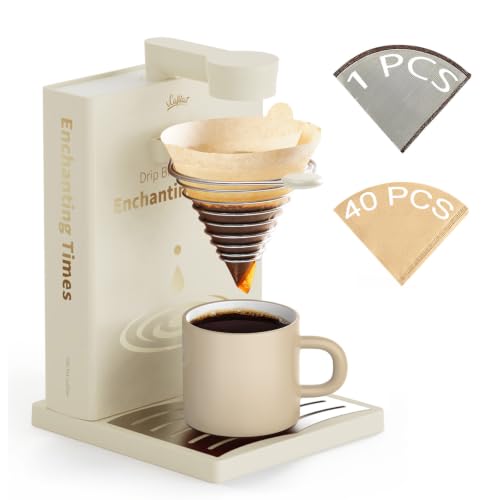 i Cafilas Electric Pour Over Coffee Maker 7-Hole Barista Drip Brewer 10oz