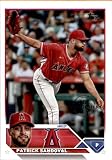 2023 Topps 582 Montgomery Club Stamped 327 Patrick Sandoval Los Angeles Angels Official MLB Baseball Trading Card (Stock Photo Shown, Near Mint to Mint Condition)