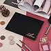 Allwon Magnetic Palette Empty Makeup Palette with Mirror for Eyeshadow Lipstick Blush Powder (Black)