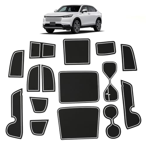 ruiya 【2024.4以後】 新型 ホンダ ヴェゼル rv 後期 マイナーチェンジモデル 専用 滑り止めマット ラバーマット ドアポケット インテリアラバーマット ホンダ ヴェゼル アクセサリーランキング 新型ヴェゼル アクセサリー キズ防止 ノンスリ