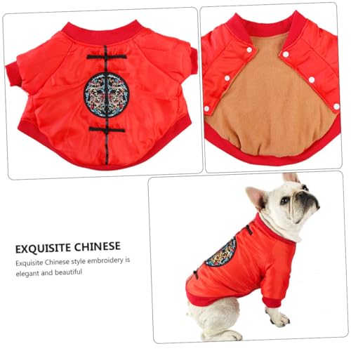 Abrigo cálido para perros ORFOFE XL estilo chino grueso miniatura 7