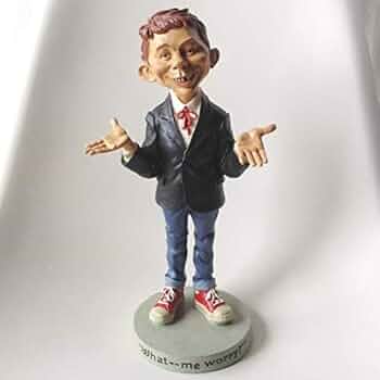 激レア　MAD ALFRED E NEUMAN アルフレッド　イー　ニューマン MAD アルフレッドイーニューマン スタチュー(30cm) | アメリカン