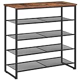 HOOBRO Shoe Rack, 5-Tier Shoe Storage Unit, Shoe Organizer Shelf for 16-20 Pairs, Saving Space,...