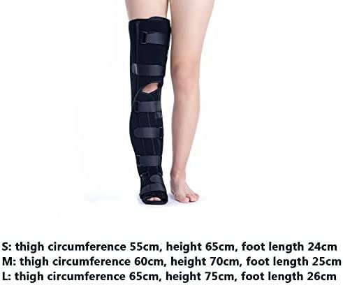 rodillera artritis mujer menisco y ligamento Brace de tobillo, soporte de pie de la pierna con soporte de férula de férula Soporte de ternero Correa de tobillo Deslocación de ligamento VENDACIÓN DE LI