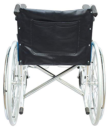 entros-Light-Weight-Regular-Foldable-Chromed-Steel-Wheelchair-KL809-CE-ISO-Certified
