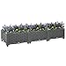 Produktbild Hochbeet Pflanzkübel, Blumfeldt Hochbeet Hochbeet 120x40x23 cm Polypropylen Tiefem Breitem Design Pflanzbeet für Garten Terrasse Balkon
