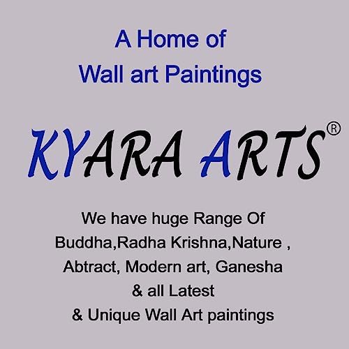 KYARA ARTS Vinyl and MDF Painting with frame, Multicolour, 60 x 30 inch