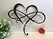 Personalized Wall Hanging Sign Couple Names Est. Year Established Custom Door Hanger Love Heart Shape Infinity Symbol Wedding Decorations Family Gift for Couples Outdoor Valentines Wood Metal Acrylic