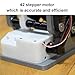 Wsexyy 3D Industrial Filament Respooler, Electric Spool Rewinder, 42 Stepper Motor, Automatic Start and Stop, 1kg Spool Capacity, for PLA/PETG/ABS/TPU/Nylon, 3D Printing Enthusiasts