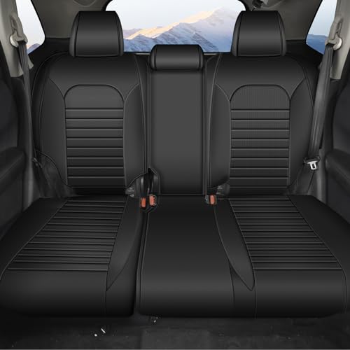 Car Seat Cover Fit for Honda CRV (EX-L,EX,Sports Series,LX,Hybrid) 2023 2024 2025 2026 - Full Set CR-V Black Seat Covers