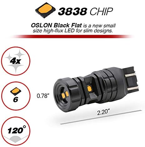 Miniatura 3 de 74437444 Luces ámbar CSP LED de alta calidad para delanterotrasero señal de giro 2 bombillas