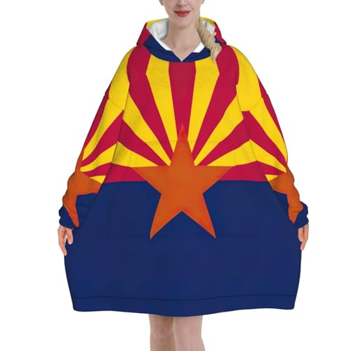 Sweat couverture à capuche Arizona pull plaid géant Noël