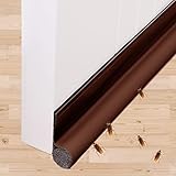 aislar puertas y ventanas del ruido 【Amplia gama de aplicaciones】: El tapón de tiro de la puerta se mueve fácilmente con la puerta y se desliza sobre alfombras, madera, baldosas y linóleo. No es necesario agacharse y reposicionarse. Nuestros sellos para puertas de un solo lado no solo evitan de manera efectiva las corrientes de aire, las pérdidas de frío y calor de la habitación, sino también el ruido, los olores, el polvo y las plagas. Es un práctico sello de suelo para sus puertas.