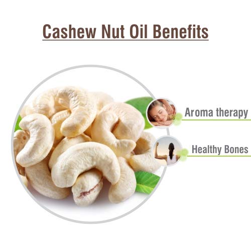 Image of Crysalis Cashew Nut Oil - 15 ml, Pure & Natural Undiluted Carrier Oil For Skin & Haircare