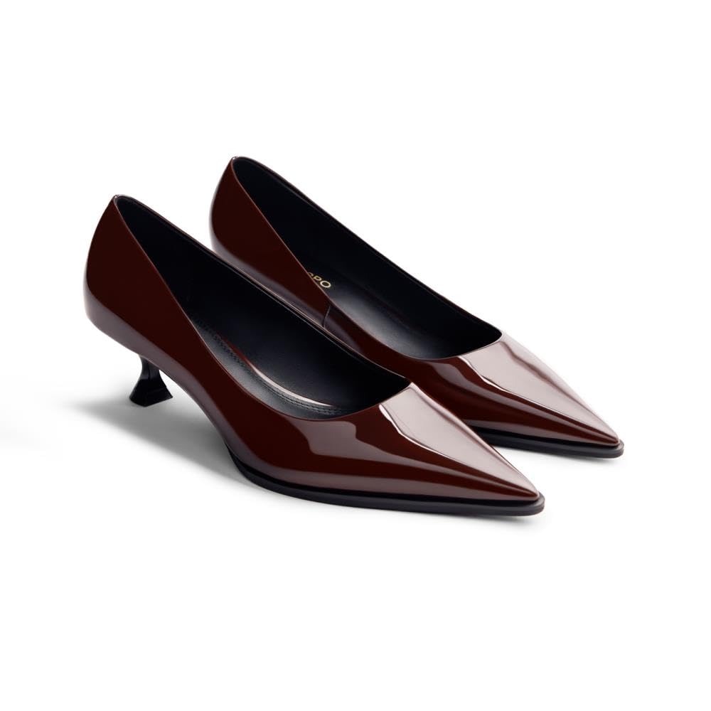 GIOSEPPO Women's Mazeppa Platform, Burgundy, 7 UK
