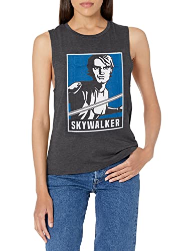 Camisa de Star Wars para mujer con póster de Skywalker en algodón suave 2