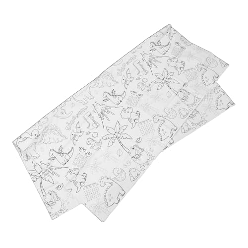 Beaupretty Fondo de Pantalla de Dinosaurios Mantel de Colores para Fiestas de Cumpleaños Infantiles Desechable para Decorar Mesa Temática Dinosaurio