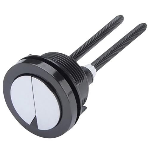 1 Pezzo di Pulsante per Serbatoio WC, Pulsante di Scarico WC a Testa Tonda, Pulsante WC, Pulsante Doppio WC a Testa Rotonda, Sostituzione Scarico Cassetta, per Serbatoio Cisterna Ideale