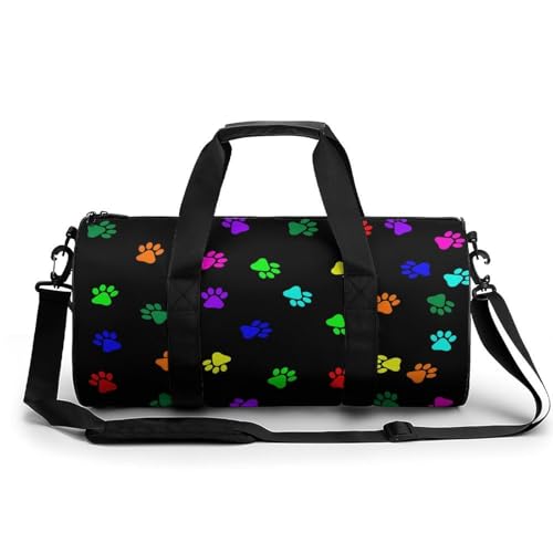 Sac week-end Empreintes Colorées bagage cabine 45x23x23cm léger