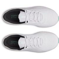 Under Armour UA Charged Pursuit 4 BL - White/Green Mode/White - 10, Weiß, Grün, Modus, Weiß, 45 EU – Ansicht 4