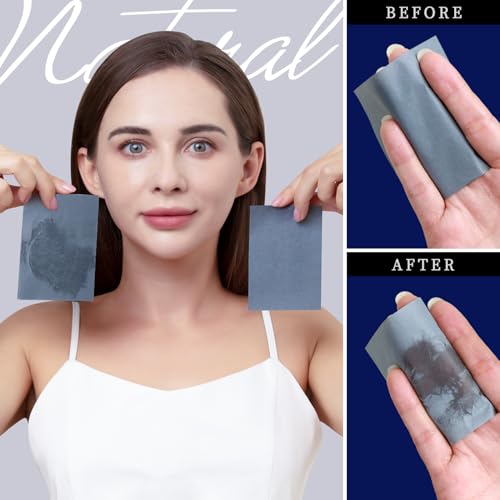 image for Teenitor 800 Counts Oil Blotting Papers for Face, Bamboo Charcoal Oil 