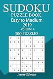 300 Easy to Medium Sudoku Puzzle Book 2019