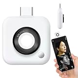 UVlook UV-Kamera für Sonnenschutz-Test, tragbar, für Smartphone, Gesichts-Sonnenschutz, Visualisierungstyp für IOS/TypeC-Schnittstelle (C(für Android TypeC), Perlweiß