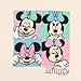 Disney Girls Fashion Short Sets Shirt and Short Set Girl Outfits for Toddler and Kids Clothes Minnie Mouse Graphic T Shirt and Short Set (Cream, Size 10/12)