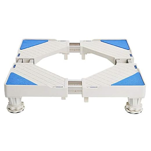 Yjdz Regolabile Staffa Porta Lavatrice,Supporto per Base Frigorifero,Base per Elettrodomestici,Portante Fino a 500Kg,2 Stili tra Cui Scegliere/Come mostrato / 4 Feet
