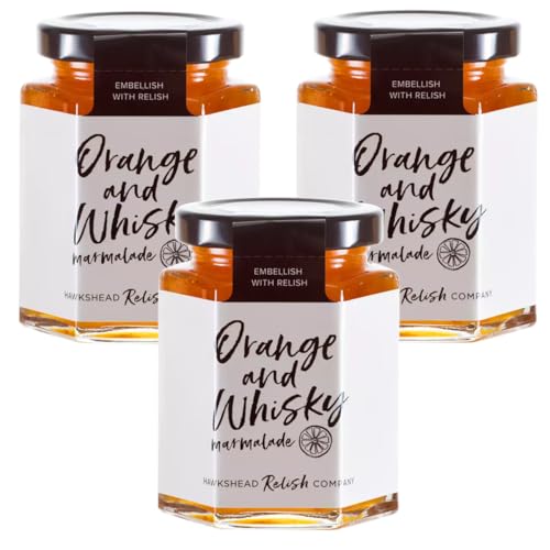 Hawkshead Relish Company - Orange and Whisky Marmalade - 230g - Pack of 3