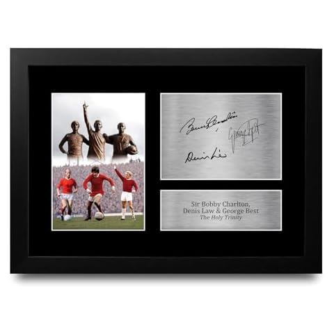 Signed A4 Photo of Law, Best & Charlton Cover